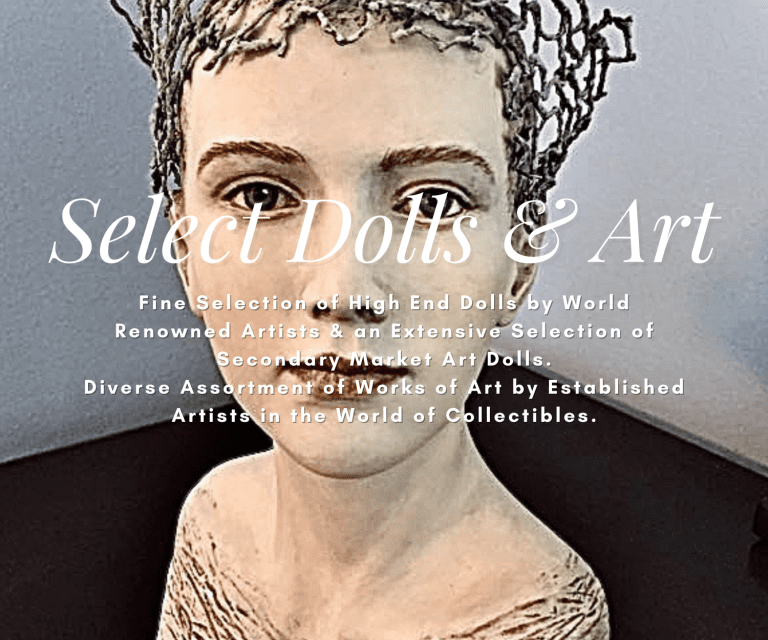 Select Dolls and Art Banner with Vera Scholz Background